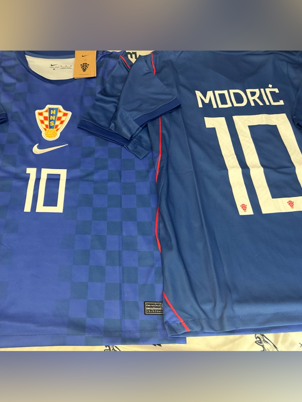 NIKE CROATIA Nat'l Team LUKA MODRIC WORLD CUP Men's JERSEY Sz M,L,XL,2X New